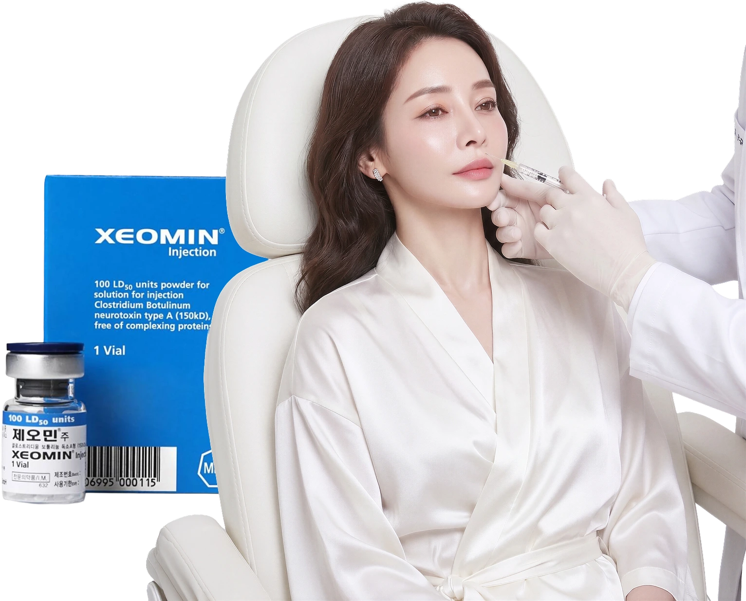 Botox neuromodulator treatment by a board-certified dermatologist at Delight Dermatology, Seoul