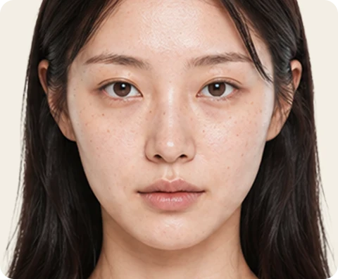 Botox — illustrative result at Days 3–7