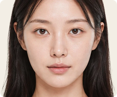 Botox — illustrative result at 2 weeks