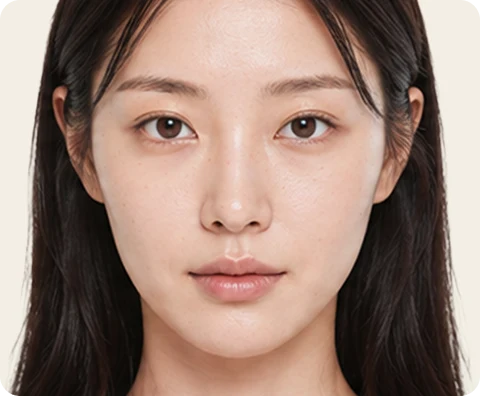 Botox — illustrative result at 3–4 months