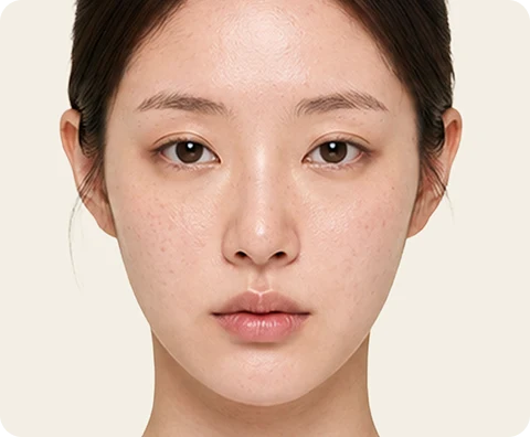 Ultherapy Prime — illustrative result at 1〜2か月