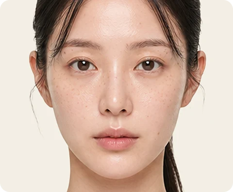 Ultherapy Prime — illustrative result at Tháng 1–3