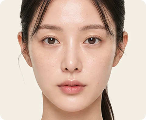 Ultherapy Prime — illustrative result at Tháng 3–6