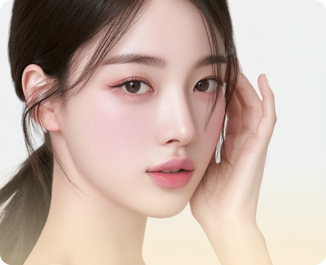 InMode Forma + Fx コース後の、整ったフェイスラインと引き締まった肌