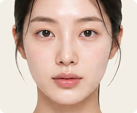 ジュベルック — illustrative result at 2〜4週