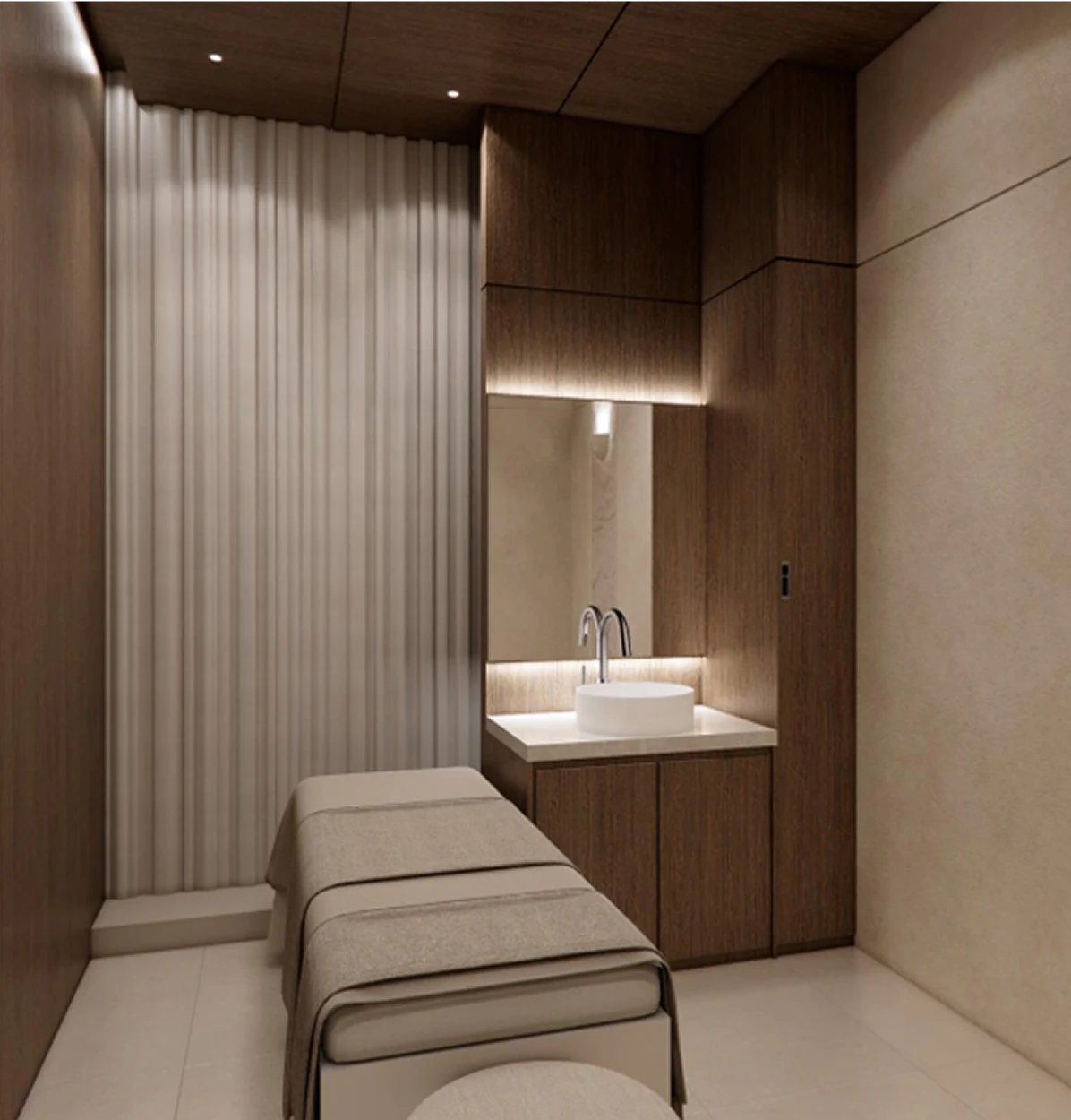Private treatment suite at Delight Dermatology