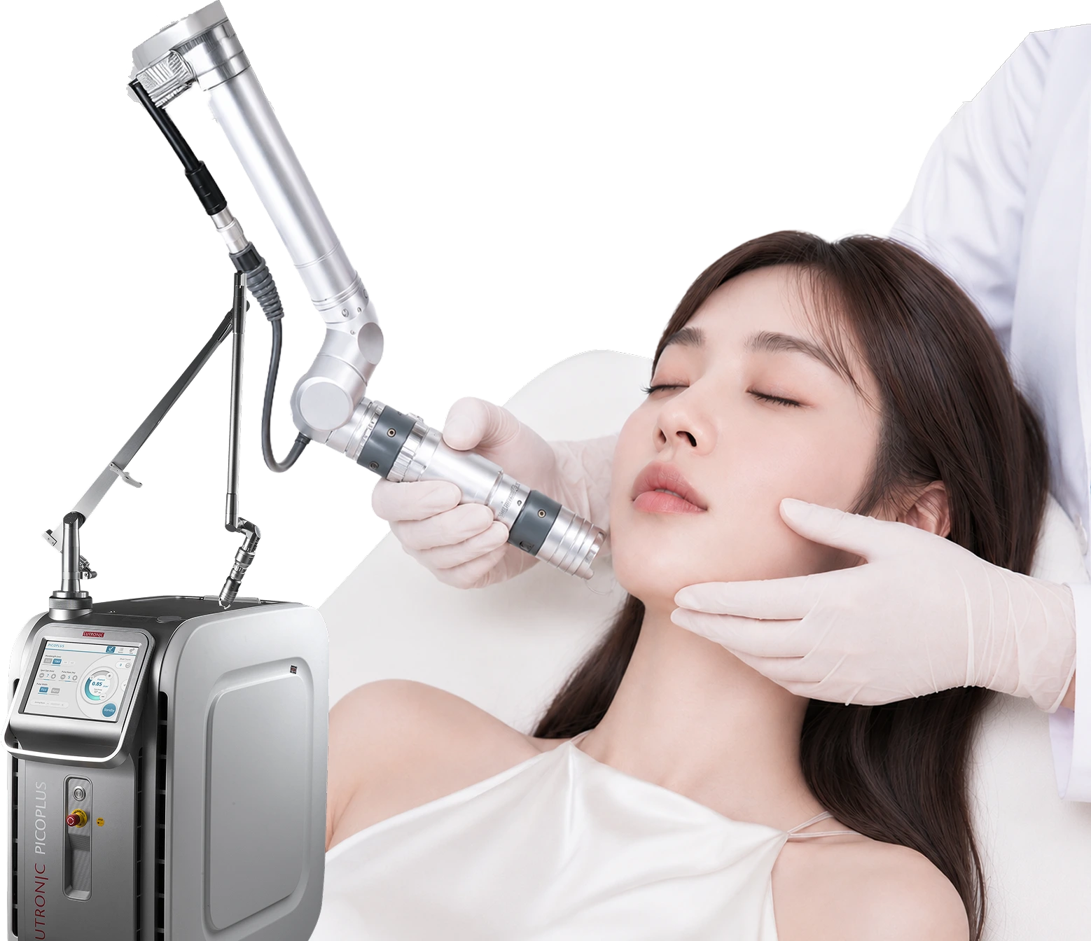 Picosecond laser pigment treatment at Delight Dermatology, Seoul