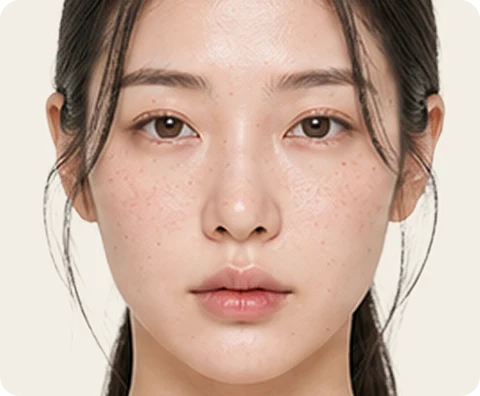 Pico Laser — illustrative result at 1 week