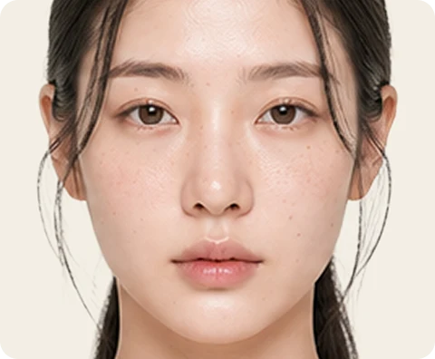Pico Laser — illustrative result at 1 month