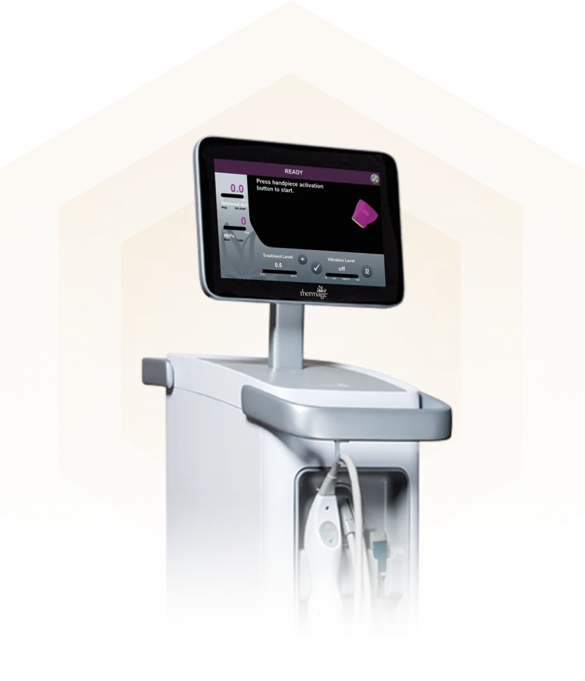 جهاز Thermage FLX (Solta Medical) للترددات الراديوية أحادية القطب مع الرأس