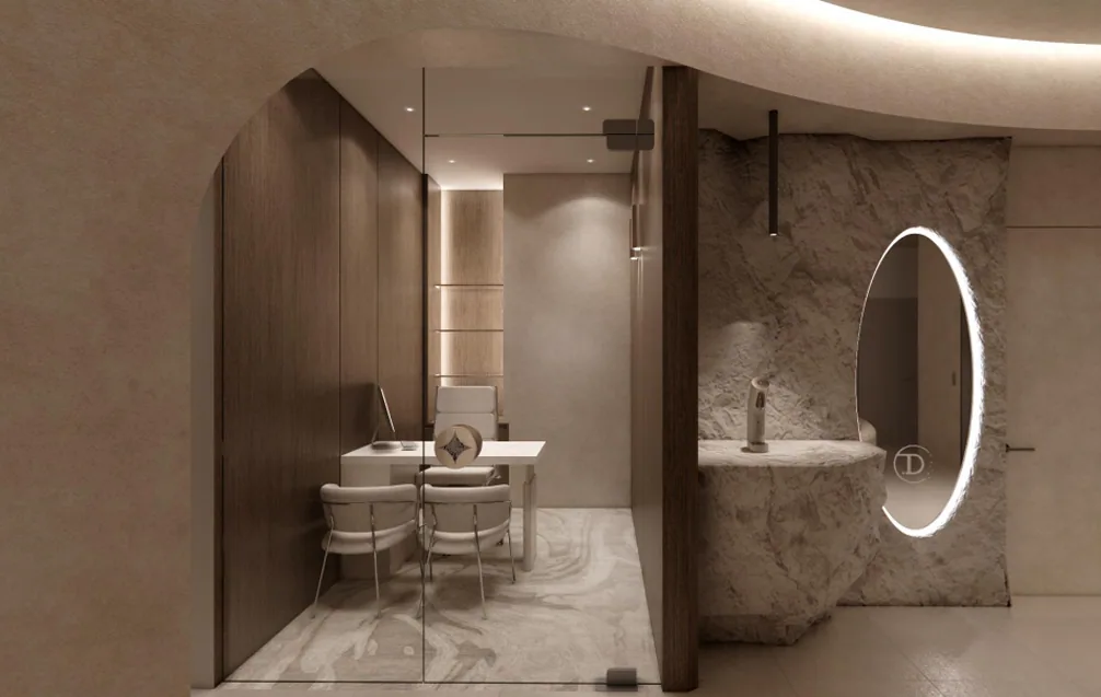 Delight Dermatology consultation room one in Gangnam, Seoul